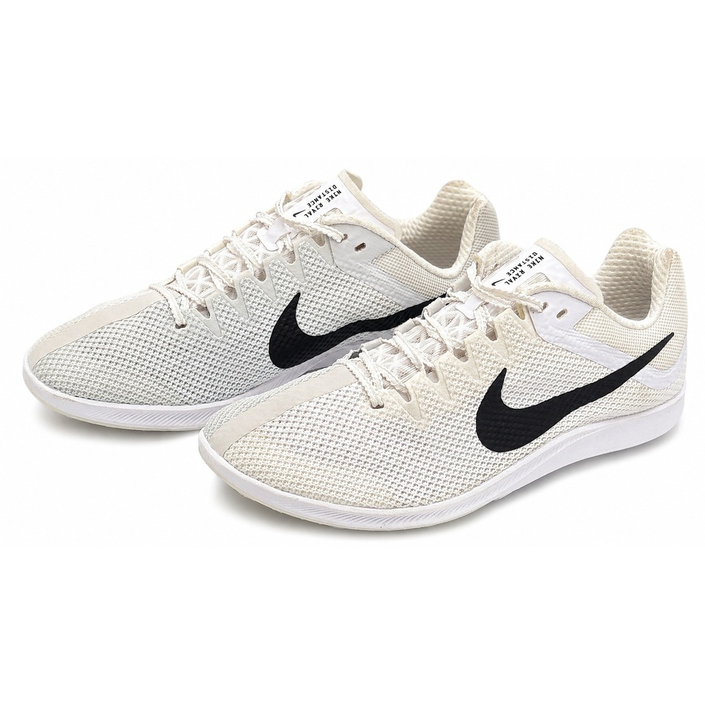 Nike Air Zoom Rival Distance Track Running Spikes Mens Size 9.5 White DC8725-100
